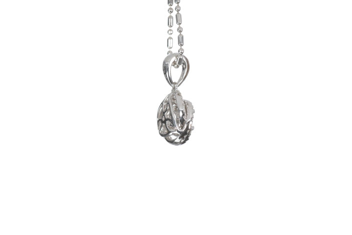 Medium Diamond Love Knot Pendant