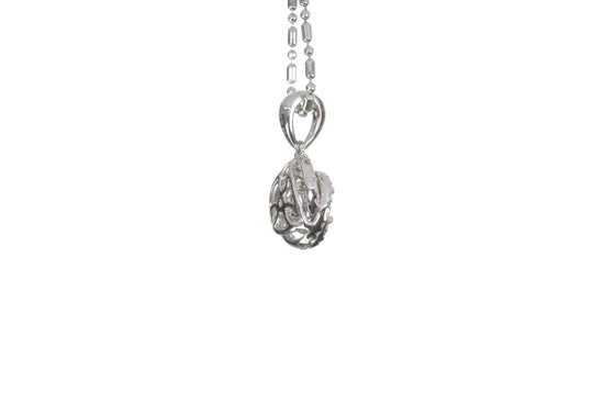 Medium Diamond Love Knot Pendant
