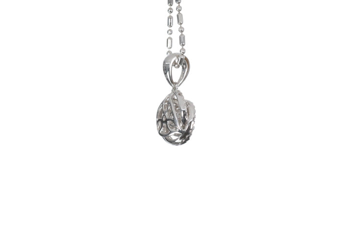 Medium Diamond Love Knot Pendant