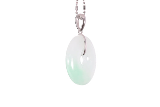 Jadeite Bi Pendant 18KW