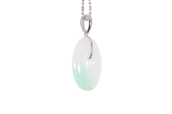 Jadeite Bi Pendant 18KW