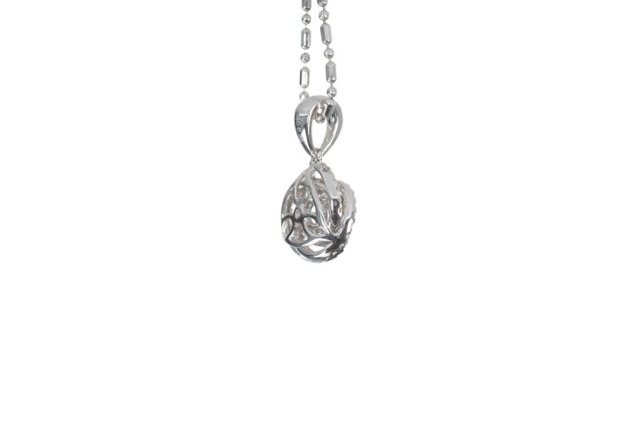 Medium Diamond Love Knot Pendant
