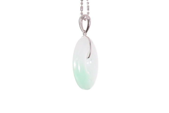 Jadeite Bi Pendant 18KW