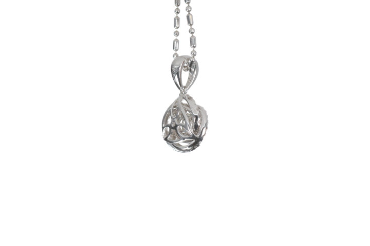 Medium Diamond Love Knot Pendant
