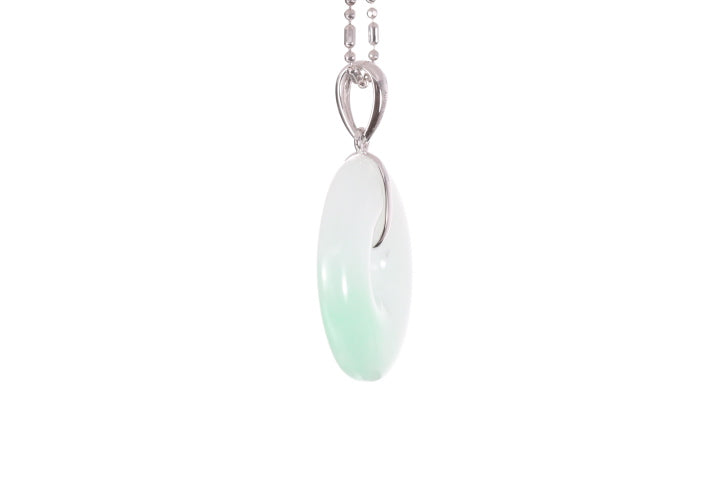 Jadeite Bi Pendant 18KW