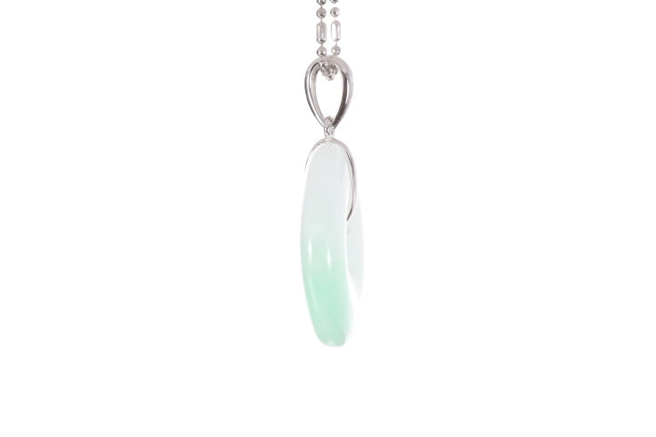 Jadeite Bi Pendant 18KW