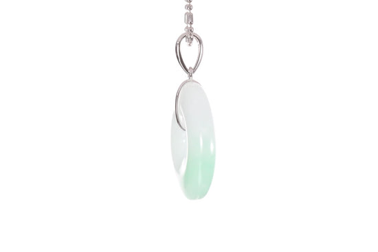 Jadeite Bi Pendant 18KW