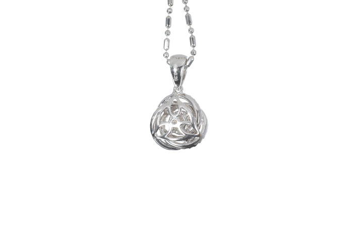 Medium Diamond Love Knot Pendant