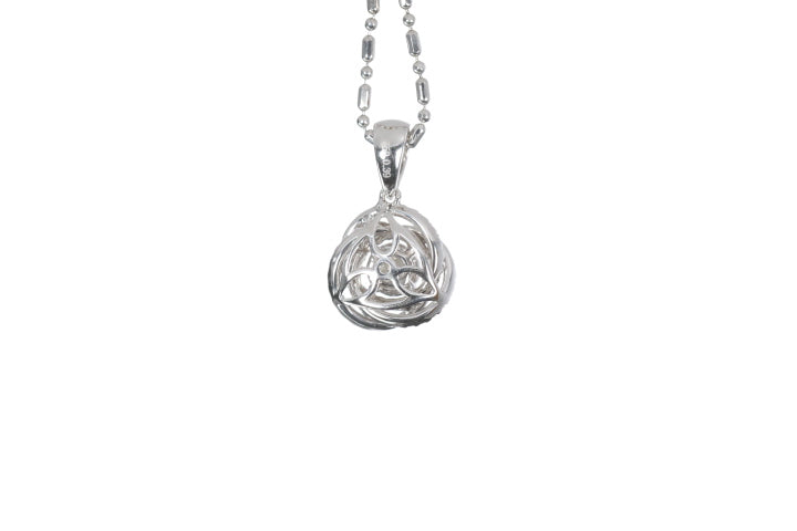 Medium Diamond Love Knot Pendant