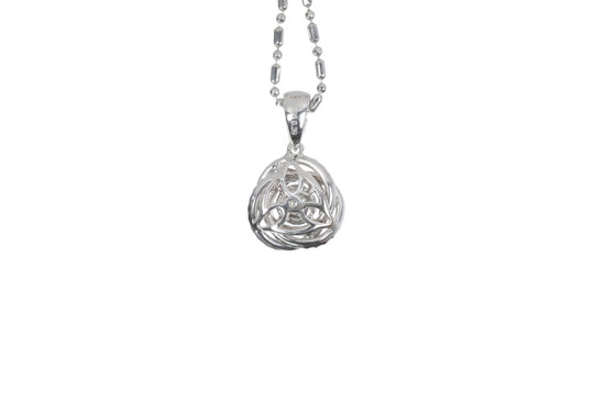 Medium Diamond Love Knot Pendant