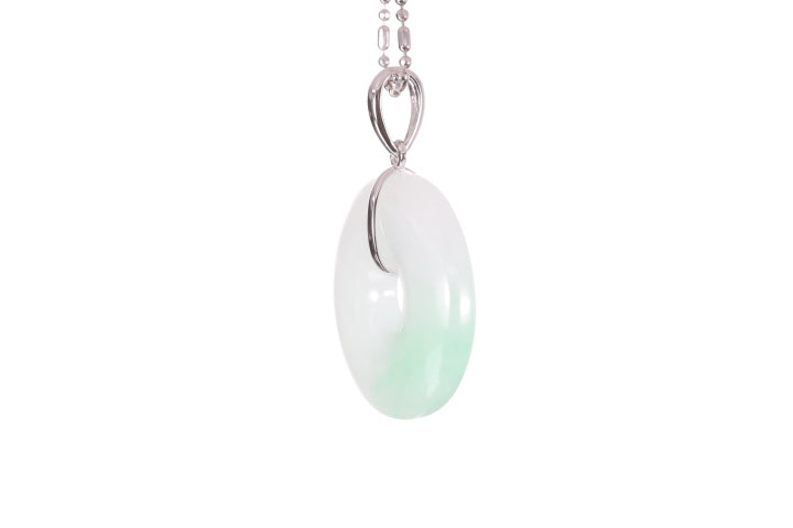 Jadeite Bi Pendant 18KW