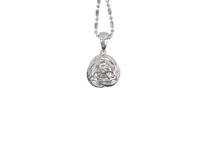 Medium Diamond Love Knot Pendant
