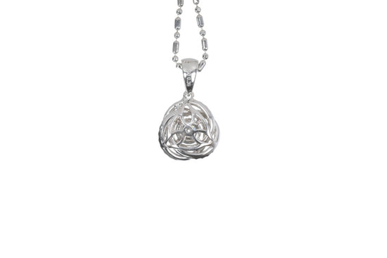 Medium Diamond Love Knot Pendant