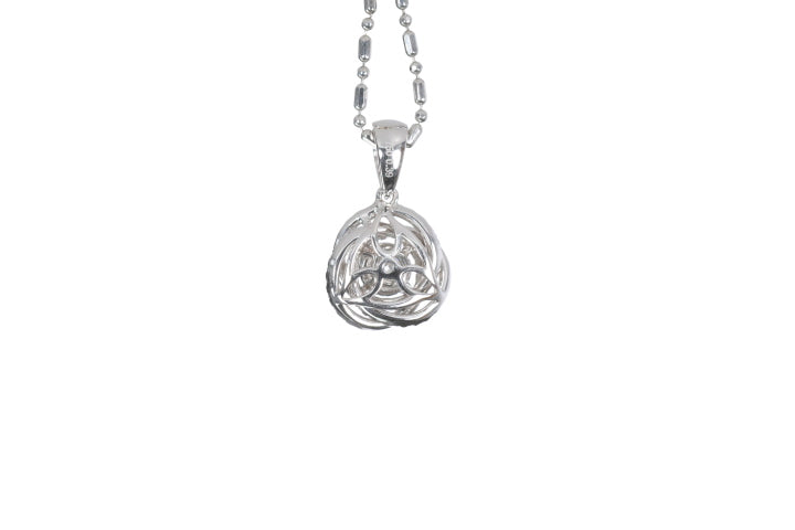 Medium Diamond Love Knot Pendant