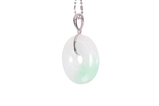 Jadeite Bi Pendant 18KW