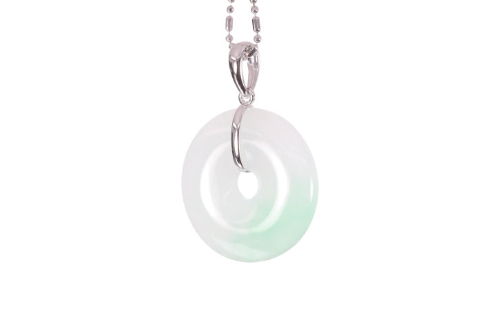 Jadeite Bi Pendant 18KW