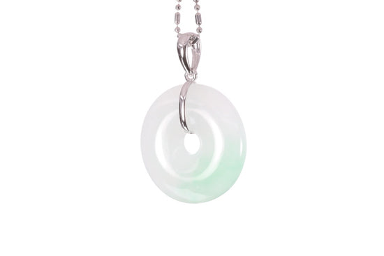 Jadeite Bi Pendant 18KW