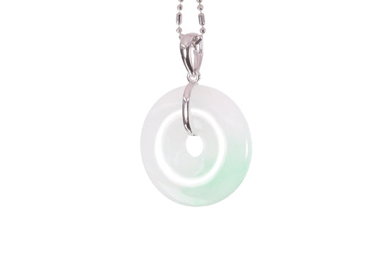 Jadeite Bi Pendant 18KW