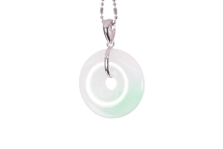 Jadeite Bi Pendant 18KW