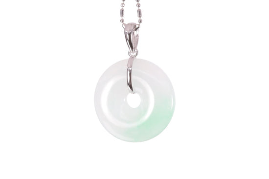 Jadeite Bi Pendant 18KW