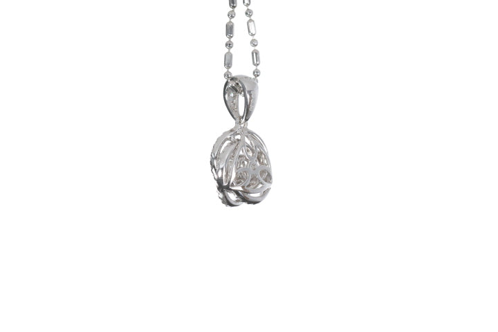 Medium Diamond Love Knot Pendant