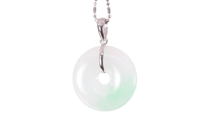 Jadeite Bi Pendant 18KW