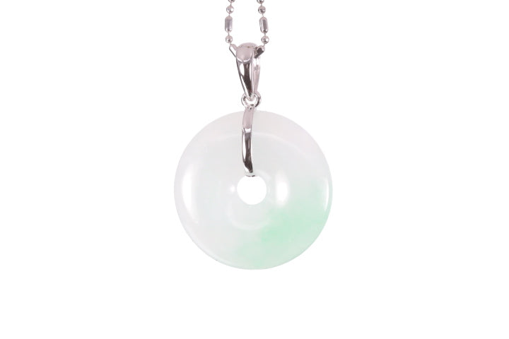 Jadeite Bi Pendant 18KW