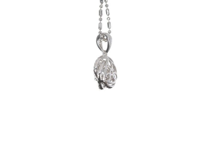 Medium Diamond Love Knot Pendant