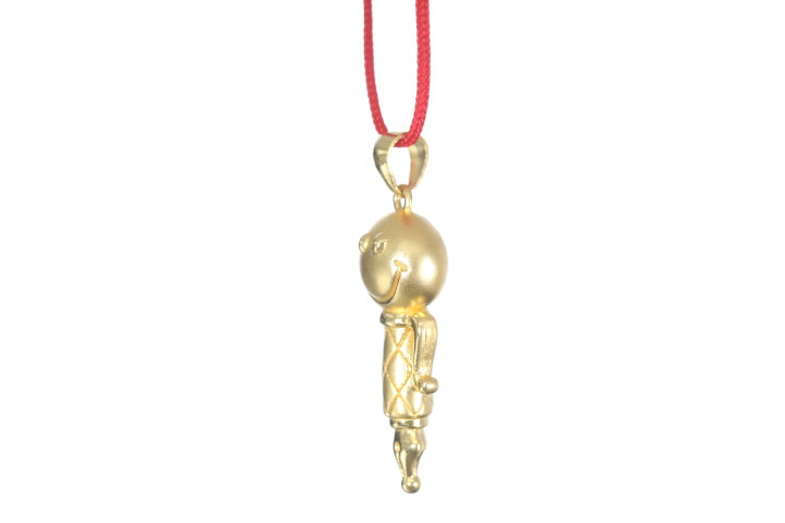 24K Gold Pen Pendant