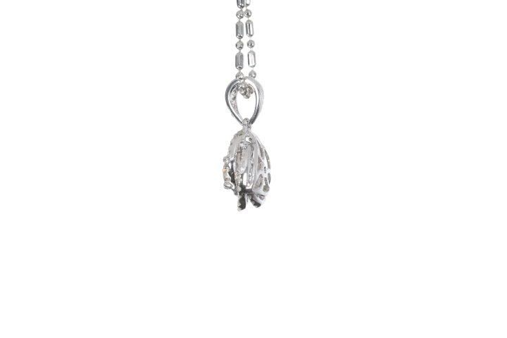 Medium Diamond Love Knot Pendant