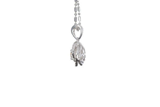 Medium Diamond Love Knot Pendant