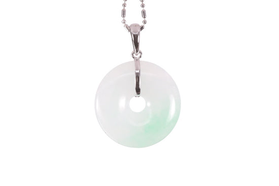 Jadeite Bi Pendant 18KW