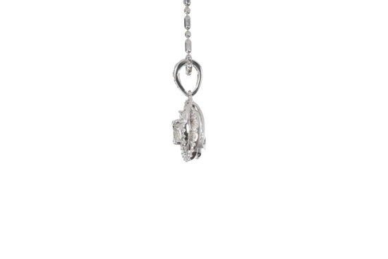 Medium Diamond Love Knot Pendant