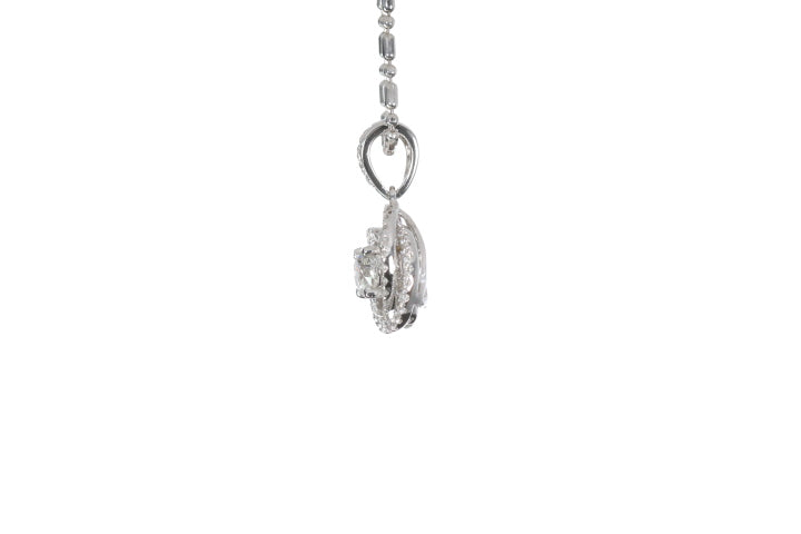 Medium Diamond Love Knot Pendant