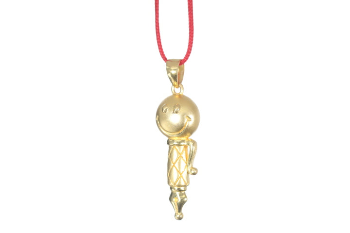 24K Gold Pen Pendant