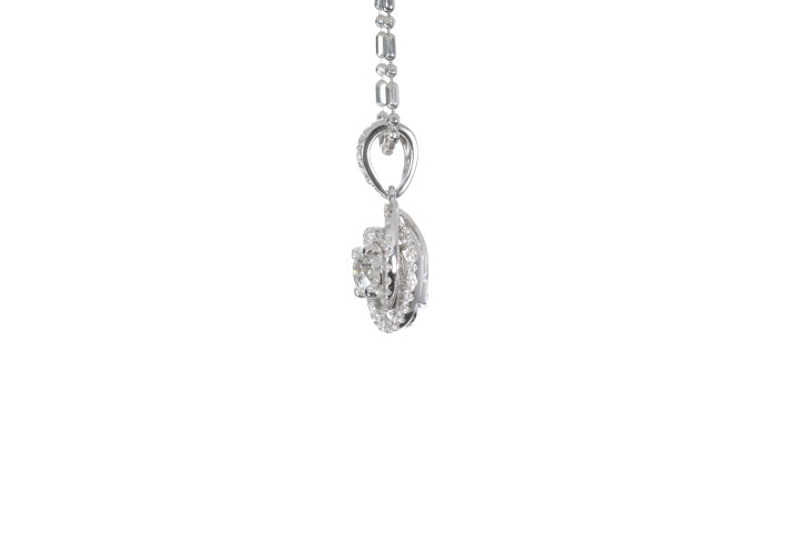Medium Diamond Love Knot Pendant