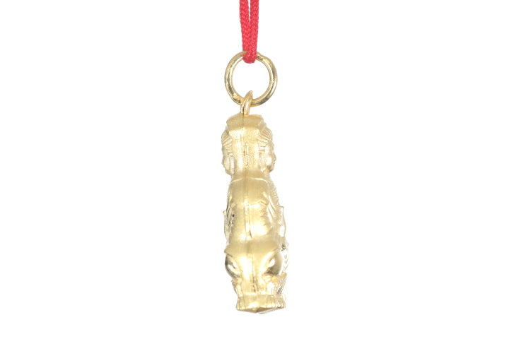 24K Gold 3D Guan Yin Pendant