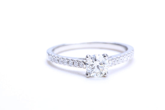 1/2 Carat Micro Pavé Engagement Ring