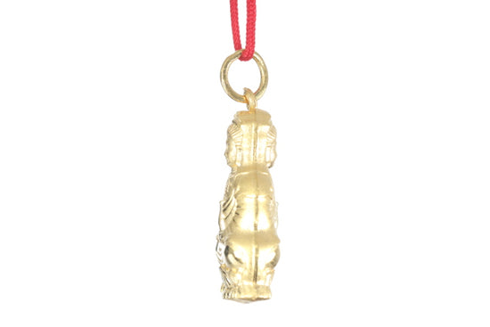 24K Gold 3D Guan Yin Pendant