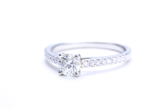 1/2 Carat Micro Pavé Engagement Ring