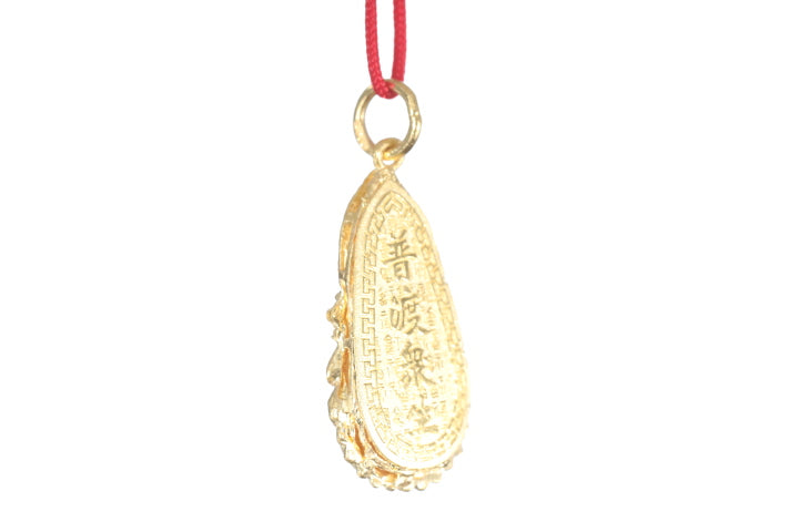 Load image into Gallery viewer, 24K Gold Guan Yin Pendant
