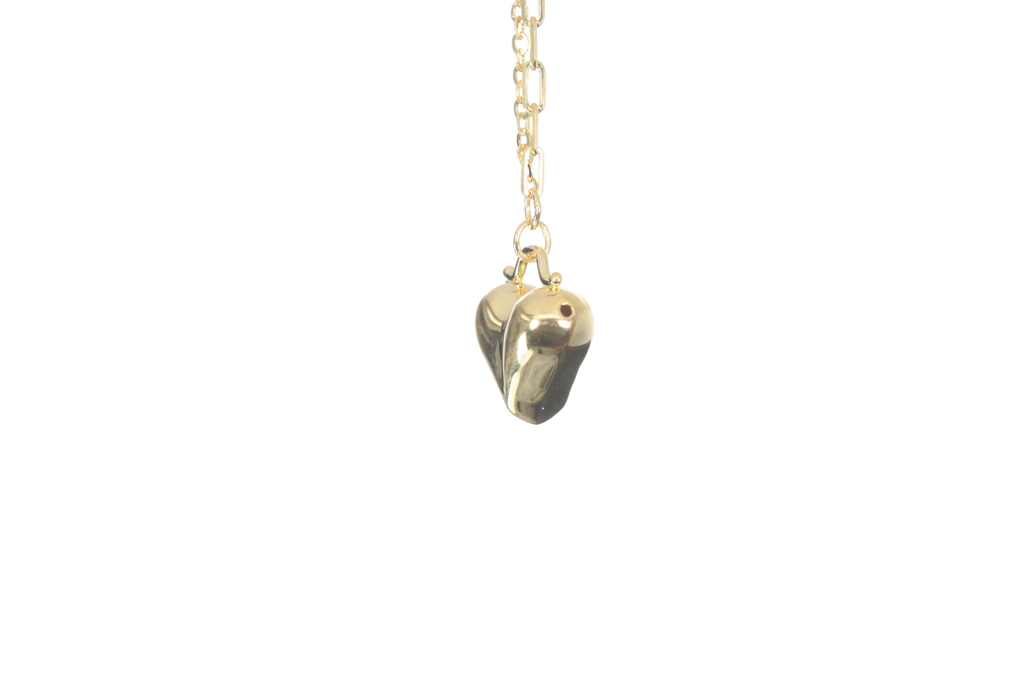 24K Gold Heart Necklace