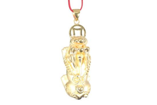 24K Gold Pixiu Pendant