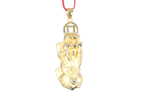 24K Gold Pixiu Pendant