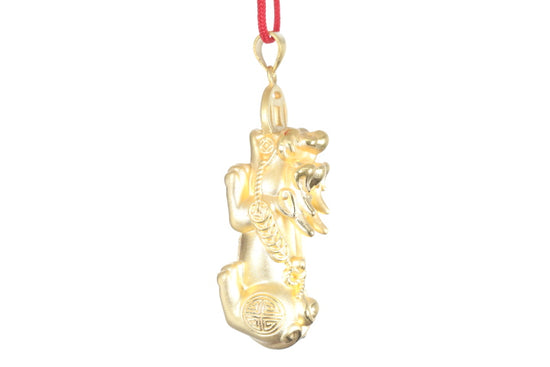 24K Gold Pixiu Pendant