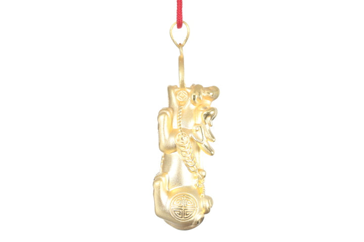 24K Gold Pixiu Pendant