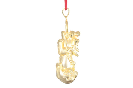 24K Gold Pixiu Pendant