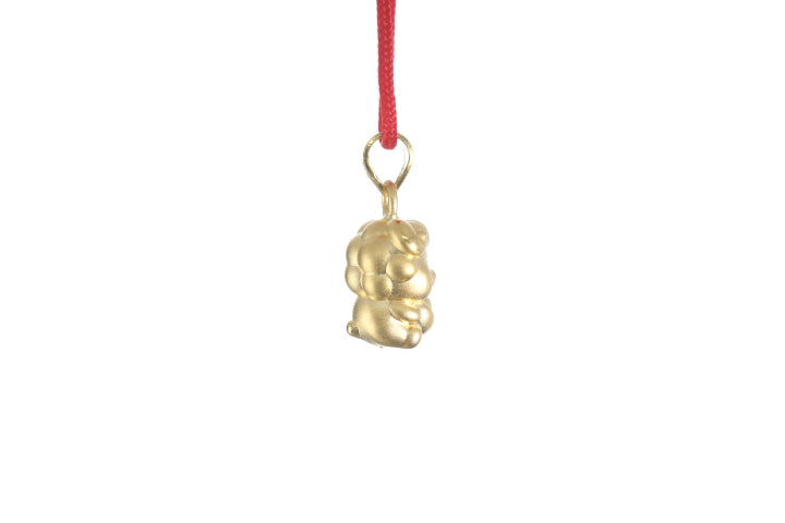 24K 3D Ram Pendant