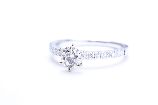 1/2 Carat Micro Pavé Engagement Ring