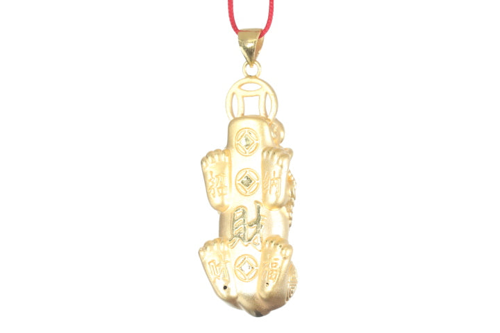 24K Gold Pixiu Pendant